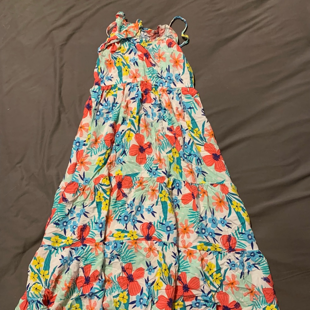 Cat and Jack long summer sundress. Size 10/12.